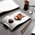 Irregular Ceramic Plate Steak Sushi Jiaozi with Vinegar dip bowl Shell Cold Dish Kitchen Decoration Tray Restaurant Cooking Cuisine dinnerware Plates Molecular Cuisine Tableware in white
