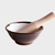 Japanese Suribachi Ceramic Grinding Bowl, Supplementary Food, Mud Grinding Tableware, Fruit and Vegetable Rice Paste Food Manual spice bakeware baking Grinder Restaurant Specialty dinnerware serveware bowls in Brown with White