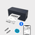 Office home Wireless Bluetooth Thermal Desktop Shipping 4x6 Support Android Mac iPhone iOS Windows - Shipping Label Printer in charcoal black