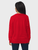 Women’s woman womens Men’s man mens Unisex Genflex Gender Neutral Genderfluid petite-, tall-, plus-, size  Crewneck round O-neck long sleeves graphic Japanese country flag sweatshirts in red