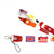 British life london bus couple Stripe Neck Strap Lanyards ID badge card holder keychain Mobile Phone Strap Gifts decorations Key Chains
