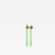 2-Pen set Office Home School Cute Kawaii Avocado Fruit Gel Pen Stationery Office School Supplies Kids Gifts Sweet Lovely Pretty Creative pens in green with brown
