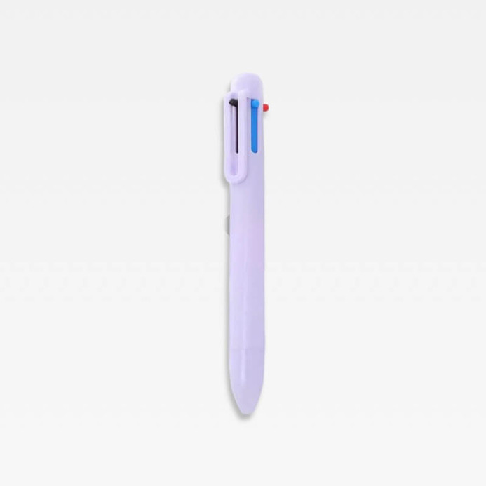 Office School home study room 6 Color Macaron Multicolor 6-Color Ink Ballpoint Pen Multifunction Creative Kids Pens stationary accessory writing accessories multi colors ink in lilac