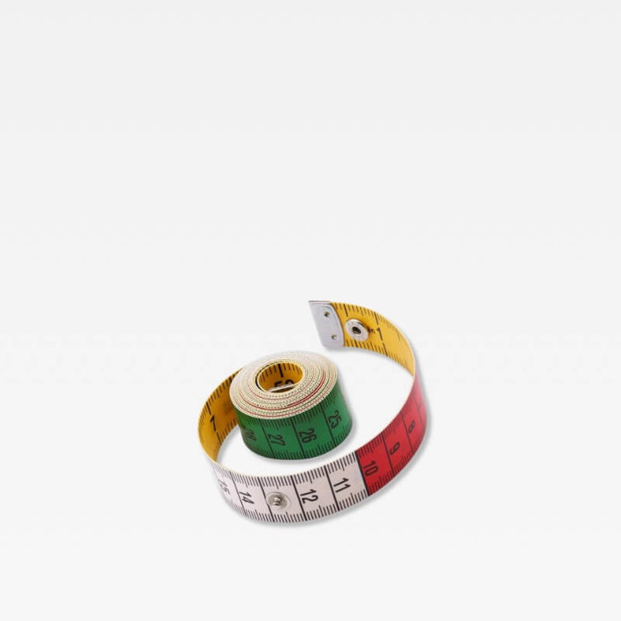 Office Crafts tailoring Home School Tape Measure 150cm/60in Double-sided Sewing Ruler with a Snap Button Tailor Measuring Tools Soft Band Tape Body Measuring Rulers multi color