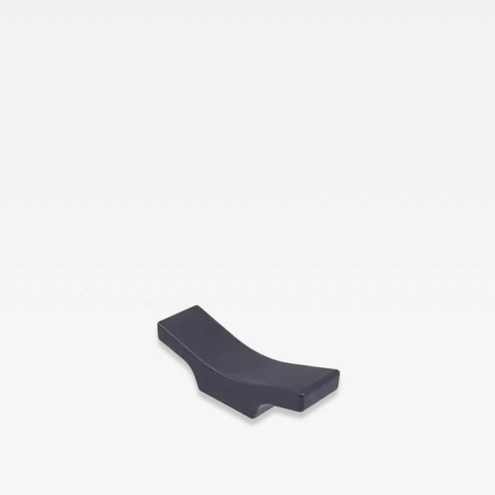 Japanese Retro rectangle Plastic diamine geometric rectangular Chopstick Rest holder stand Dining tableware accessory Tabletop accessories in black