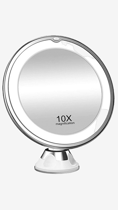 Flexible Makeup Mirror 10X Magnifying LED Lighted Touch Screen Vanity Portable Dressing Table Cosmetic Bathroom Bedroom Mirrors Trending Flexible Makeup Mirror 10X Magnifying LED Lighted Touch Screen Vanity Portable Dressing Table Cosmetic Bathroom Bedroom Mirrors Trending