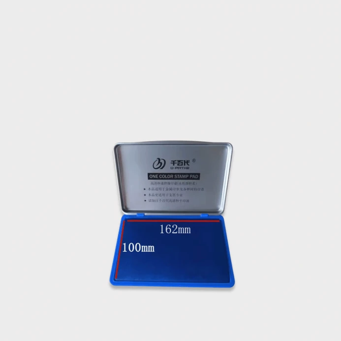 Office Home Crafts Special Premium For All Stamp Types Ink Stamp Ink Pad 16.2cm * 10cm, Ideal For Crafting pads in blue