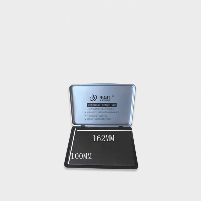 Office Home Crafts Special Premium For All Stamp Types Ink Stamp Ink Pad 16.2cm * 10cm, Ideal For Crafting pads in black