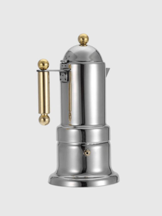 4-Cup Pro Barista Coffee Maker Stainless Steel Moka Coffee Pot Portable Espresso with Safety Valve Coffee Pots Trend