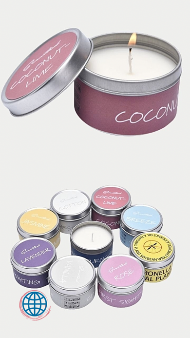 Soy Wax Scent Tin Candle Scented Fragrance Handmade Natural Home Decoration iron can fragrance craft candles lamp Trending in Vanilla, Jasmine, Rose, Breeze, Lavender, Cotton, Citronella, Midsummer Night, Coconut Lime Soy Wax Scent Tin Candle Scented Fragrance Handmade Natural Home Decoration iron can fragrance craft candles lamp Trending in Vanilla, Jasmine, Rose, Breeze, Lavender, Cotton, Citronella, Midsummer Night, Coconut Lime