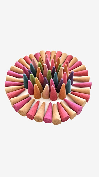 Thai Tower Incense Cones 100/250/500/1000 Pcs Natural Mix Colorful Tower Thailand Incense Aroma Cone Gorgeous Pyramids for Burner Meditation Yoga Trending Thai Tower Incense Cones 100/250/500/1000 Pcs Natural Mix Colorful Tower Thailand Incense Aroma Cone Gorgeous Pyramids for Burner Meditation Yoga Trending