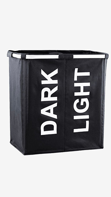 Foldable Split Laundry Bag Basket High Capacity Dirty Clothes Hamper Home Bathroom Organizer Collapsible Drawstring Waterproof Storage Hampers Bags Trending in Black Dark Light Gray / Grey Red Blue White Foldable Split Laundry Bag Basket High Capacity Dirty Clothes Hamper Home Bathroom Organizer Collapsible Drawstring Waterproof Storage Hampers Bags Trending in Black Dark Light Gray / Grey Red Blue White