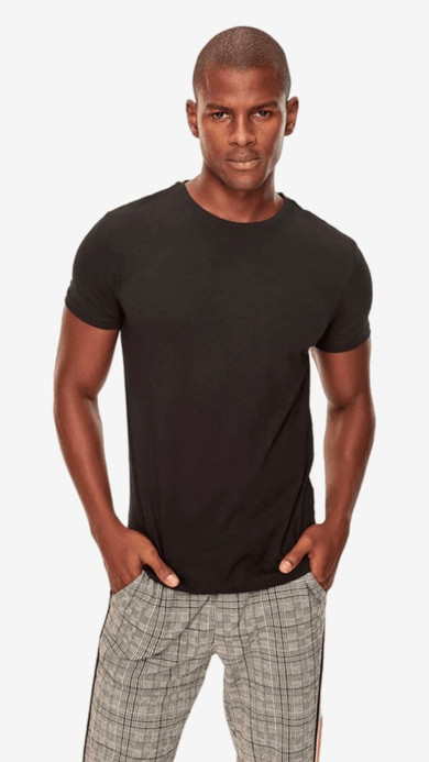 Men Presser Black Cotton T-Shirt Mens O-Neck Short Sleeve T-Shirts Tees for Man Trending Men Presser Black Cotton T-Shirt Mens O-Neck Short Sleeve T-Shirts Tees for Man Trending