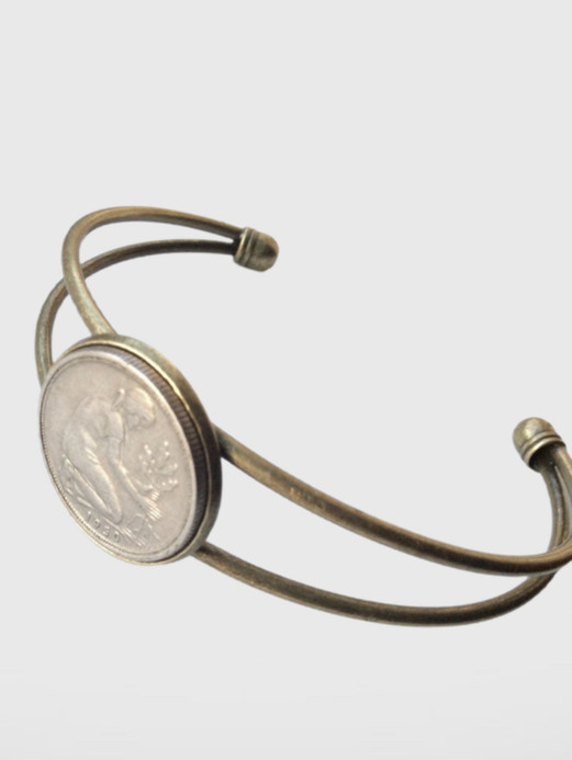 1950 Fifty Phennig German Coin Bracelet Trend 1950 Fifty Phennig German Coin Bracelet Trend