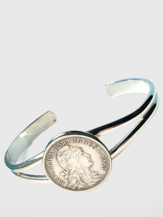 Fifty Centavos 1967 Portuguese Coin Bracelet Trend Fifty Centavos 1967 Portuguese Coin Bracelet Trend