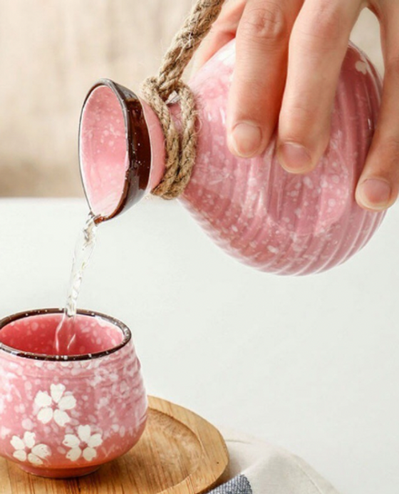 Sakura Sake Set Japanese Pot Cups Sets Cherry Blossoms Ceramics Liquor Cup Home Barware Flagon Liquor Cup Sake Wine Pot Gifts Japan Bar Sets Trending in Pink Sakura Sake Set Japanese Pot Cups Sets Cherry Blossoms Ceramics Liquor Cup Home Barware Flagon Liquor Cup Sake Wine Pot Gifts Japan Bar Sets Trending in Pink