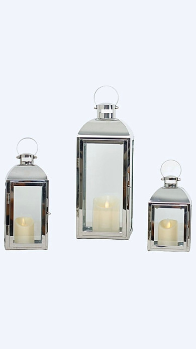 Stainless Steel Wind Lantern Nordic Glass Candles Holders Large Outdoor Wedding Table Decoration Windproof Lamp Lanterns Trending in Silver Stainless Steel Wind Lantern Nordic Glass Candles Holders Large Outdoor Wedding Table Decoration Windproof Lamp Lanterns Trending in Silver