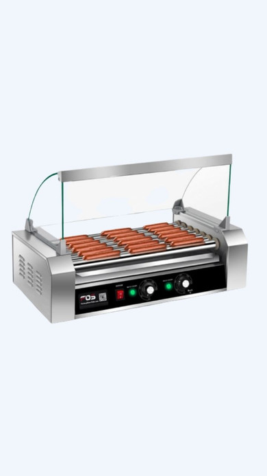Hot Dog Roller Grill Outdoor Barbecue Commercial 18/30 Hotdog 7/11 Rollers Cooker Machine with Cover (7 Roller Grill) Trending BBQ Grills Hot Dog Roller Grill Outdoor Barbecue Commercial 18/30 Hotdog 7/11 Rollers Cooker Machine with Cover (7 Roller Grill) Trending BBQ Grills