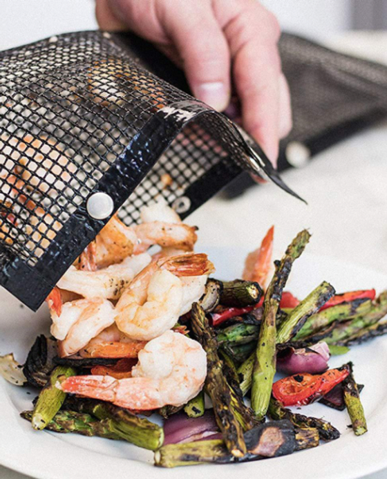 Barbecue Bake Bag Black Mesh Grilling Tool Non-Stick Reusable Bags Easy to Clean Trending Outdoor Entertaining BBQ Net Picnic Cooking Kitchen Tools Barbecue Bake Bag Black Mesh Grilling Tool Non-Stick Reusable Bags Easy to Clean Trending Outdoor Entertaining BBQ Net Picnic Cooking Kitchen Tools