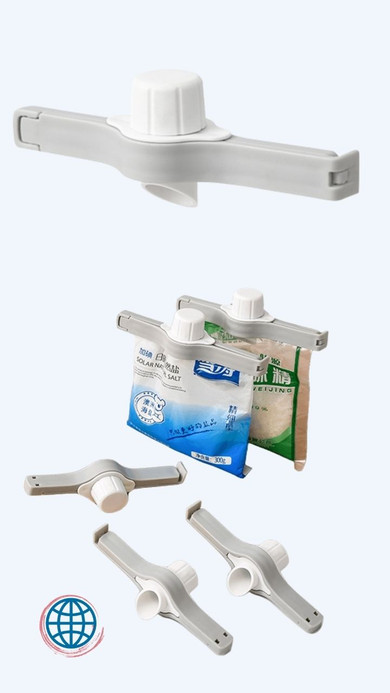 Sealing Bag Pour Drink Cap Milk Powder Snacks Bag Seal Clips Sealing Machine Package Sealer Bags Plastic Food Sealer Packing Trending Kitchen Accessories Sealing Bag Pour Drink Cap Milk Powder Snacks Bag Seal Clips Sealing Machine Package Sealer Bags Plastic Food Sealer Packing Trending Kitchen Accessories