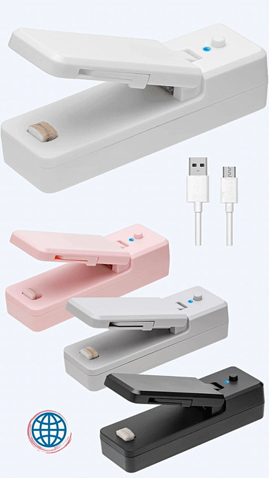 2-In-1 USB Chargeable Bag Sealer 2 In 1 USB Mini Magnetic Opener Rechargeable Portable Food Snack Sealing Packaging Machine Kitchen Heat Bags Sealers Trending in Black Gray / Grey Pink White 2-In-1 USB Chargeable Bag Sealer 2 In 1 USB Mini Magnetic Opener Rechargeable Portable Food Snack Sealing Packaging Machine Kitchen Heat Bags Sealers Trending in Black Gray / Grey Pink White