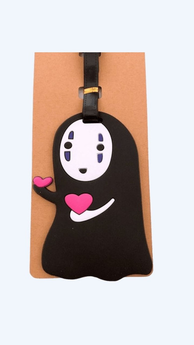 Spirited Away Luggage Tag Japanese totoro cute cartoon travel accessories silica gel pvc waterproof No Face Man Vacation Getaway Holiday suitcase name id holder boarding Trending Japan bag tags Spirited Away Luggage Tag Japanese totoro cute cartoon travel accessories silica gel pvc waterproof No Face Man Vacation Getaway Holiday suitcase name id holder boarding Trending Japan bag tags