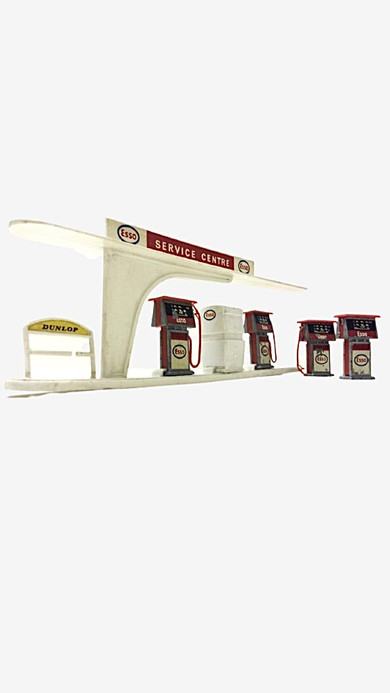 Vintage Esso service Station 1970s Collectable