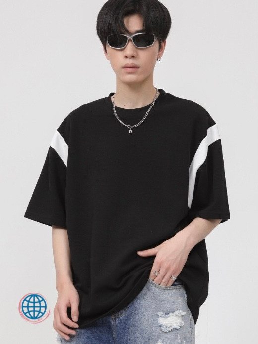 Loose Short Sleeve T-Shirt Men’s Korean Casual Tee Top All-match Crewneck O-Neck Streetwear T-Shirts For Male Fashion Korea Tops Clothing for Man Trending in Black Loose Short Sleeve T-Shirt Men’s Korean Casual Tee Top All-match Crewneck O-Neck Streetwear T-Shirts For Male Fashion Korea Tops Clothing for Man Trending in Black