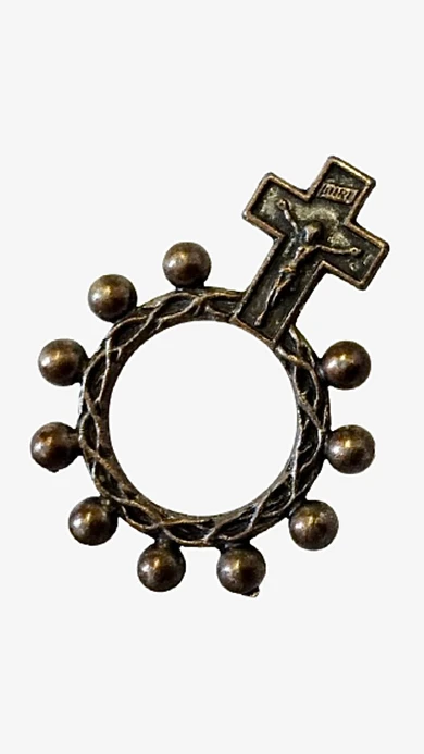 Religion religious Classic Jesus Christ Finger Rosary Vintage Originals Religious Artifacts