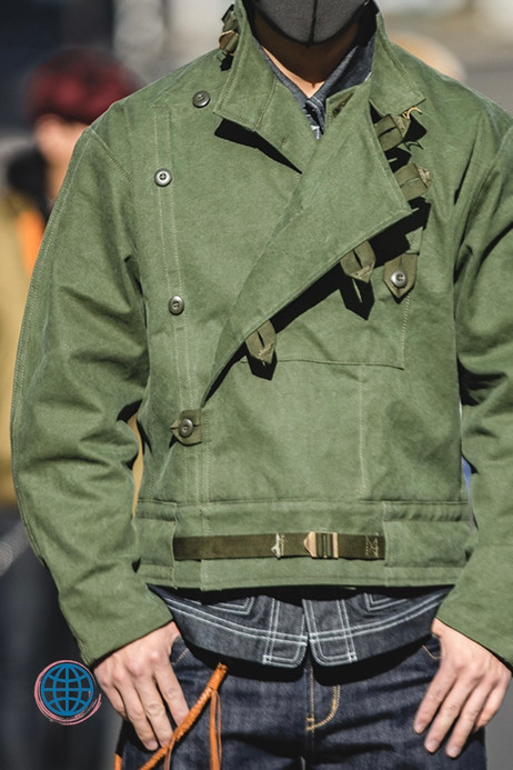 Retro Biker Jacket Men’s Army Green Misplaced Oblique Buckle Swedish Motorcycle Cotton Washed Oversized Sweden Water Jackets Trending for Man Retro Biker Jacket Men’s Army Green Misplaced Oblique Buckle Swedish Motorcycle Cotton Washed Oversized Sweden Water Jackets Trending for Man