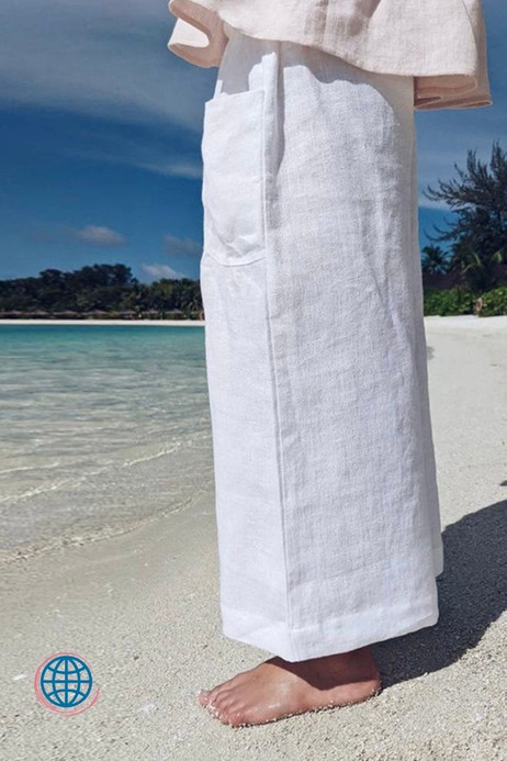 Loose Fit Linen Pants Kids Girl's Mid Rise Waist White Cotton Trousers Thin Young Girl Casual Straight Fit Pockets Trending For Getaway Holiday Vacation Girl Loose Fit Linen Pants Kids Girl's Mid Rise Waist White Cotton Trousers Thin Young Girl Casual Straight Fit Pockets Trending For Getaway Holiday Vacation Girl