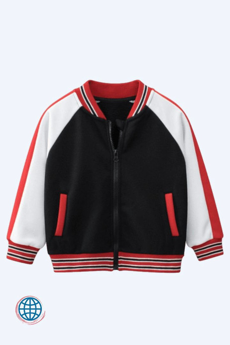 Zip-Up Varsity Jacket  Sports Baseball 1-9T Toddler Kid Baby Boys Girls Warm Infant Coats And Jackets Thick  Black White Red Striped Pockets Cotton Fleece Zipper Trending Sport Outwear Childrens Outfit for Boy Girl Zip-Up Varsity Jacket  Sports Baseball 1-9T Toddler Kid Baby Boys Girls Warm Infant Coats And Jackets Thick  Black White Red Striped Pockets Cotton Fleece Zipper Trending Sport Outwear Childrens Outfit for Boy Girl
