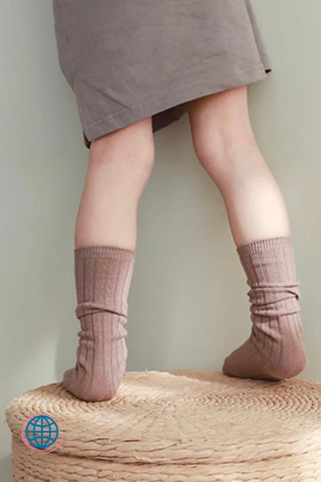 Toddler Cotton Ribbed Socks Girls Rib Stretch Cute Sweet Solid Color Socks Footwear Accessories for Girl Trending in Light Brown Toddler Cotton Ribbed Socks Girls Rib Stretch Cute Sweet Solid Color Socks Footwear Accessories for Girl Trending in Light Brown