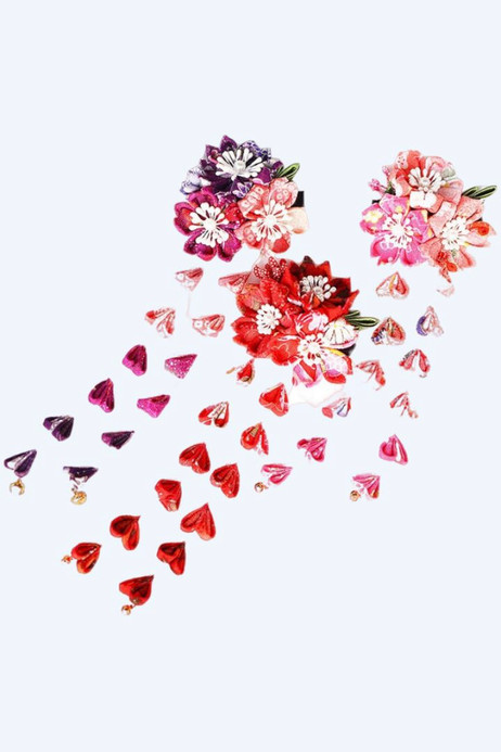 Flower Pattern Headdress Beautiful Japanese Kimono Hair Accessories Women’s Japan Hair Clips Woman Trending Hairpins Flower Pattern Headdress Beautiful Japanese Kimono Hair Accessories Women’s Japan Hair Clips Woman Trending Hairpins