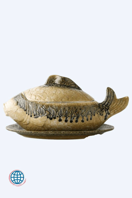 Ceramic Carp Soup Bowl Set Handmade Creative and personalized private dishes Tableware Irregular Japanese plate Bowls sets hotel retro Trending Japan Dining Centerpiece Serveware Ceramic Carp Soup Bowl Set Handmade Creative and personalized private dishes Tableware Irregular Japanese plate Bowls sets hotel retro Trending Japan Dining Centerpiece Serveware