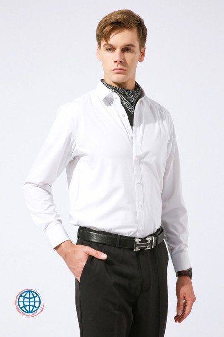 Wrinkle-Free Bamboo-Fiber Shirt Men’s Oil-Roof Bamboo Fiber Stain-Resistant Men Resistant Shirts Long Sleeve Business Casual Bamboo Fiber Formal Shirts for Man Trending in White Wrinkle-Free Bamboo-Fiber Shirt Men’s Oil-Roof Bamboo Fiber Stain-Resistant Men Resistant Shirts Long Sleeve Business Casual Bamboo Fiber Formal Shirts for Man Trending in White
