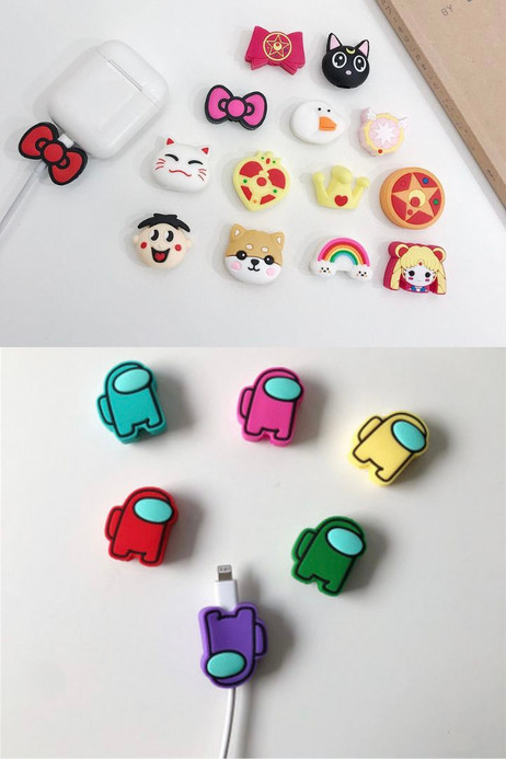 Squid Game Luna Pink Sailor Moon iPhone Cable Protector Cartoon Japan Anime Cables Winder Cover Japanese Organizer Case Trending For USB Charging Squid Game Luna Pink Sailor Moon iPhone Cable Protector Cartoon Japan Anime Cables Winder Cover Japanese Organizer Case Trending For USB Charging