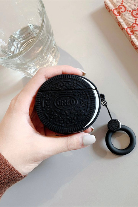 3D OREO Cookies AirPods 1 2 3 Pro Case Cover Earphone Silicone Headphone Covers Wireless Charging Box for Apple Trending in Black Pink White 3D OREO Cookies AirPods 1 2 3 Pro Case Cover Earphone Silicone Headphone Covers Wireless Charging Box for Apple Trending in Black Pink White