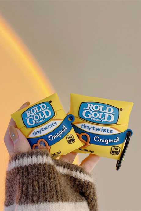 3D Pretzels AirPods 1 2 3 Pro Case Cover Rold Gold Tiny Twists Pretzel Original Cookies Original Creative Earphone Headphone Earbuds Charging Covers Trending For Apple Cases 3D Pretzels AirPods 1 2 3 Pro Case Cover Rold Gold Tiny Twists Pretzel Original Cookies Original Creative Earphone Headphone Earbuds Charging Covers Trending For Apple Cases