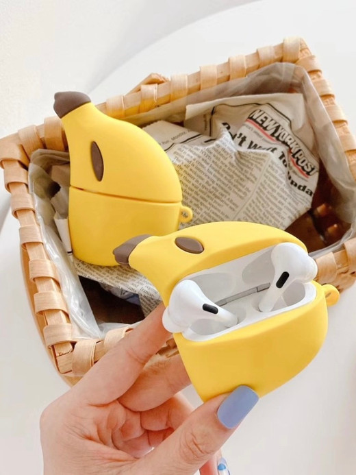 Banana Fruit AirPods 1 2 Pro Earphone Case Cover Cartoon Headphone Protective Charging Box Trending Apple Cases Covers Banana Fruit AirPods 1 2 Pro Earphone Case Cover Cartoon Headphone Protective Charging Box Trending Apple Cases Covers