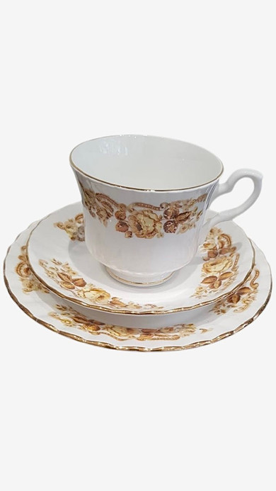 Classic Ceramic Hostess Tableware Fine Bone China Golden Brown Roses Porcelain Tea Set Teacup Saucer And Tea Plate Vintage Originals Ceramics Collectors Antiques Teaware Classic Ceramic Hostess Tableware Fine Bone China Golden Brown Roses Porcelain Tea Set Teacup Saucer And Tea Plate Vintage Originals Ceramics Collectors Antiques Teaware
