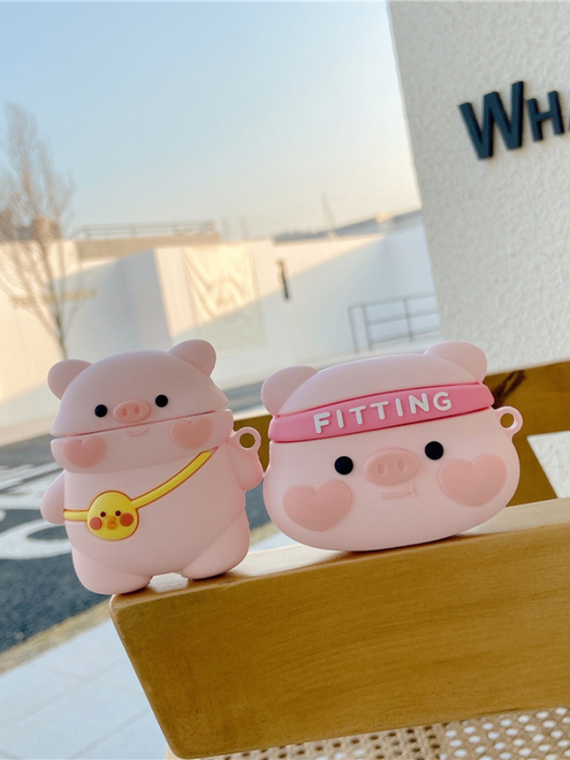 3D Fitting Piggy AirPods 1 2 Pro Case Cover Cartoon Pig Earphone Case Silicone Wireless Headphone Charging Box Covers Trending for Apple Cases 3D Fitting Piggy AirPods 1 2 Pro Case Cover Cartoon Pig Earphone Case Silicone Wireless Headphone Charging Box Covers Trending for Apple Cases