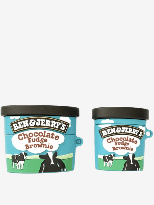 BEN & JERRY’S Ice Cream AirPods 1 2 Pro Case Cover  Cartoon Cute Chocolate Fudge Brownie Cartoon Wireless Headphone Covers Cases Trending for Apple Earphone Charging Box BEN & JERRY’S Ice Cream AirPods 1 2 Pro Case Cover  Cartoon Cute Chocolate Fudge Brownie Cartoon Wireless Headphone Covers Cases Trending for Apple Earphone Charging Box