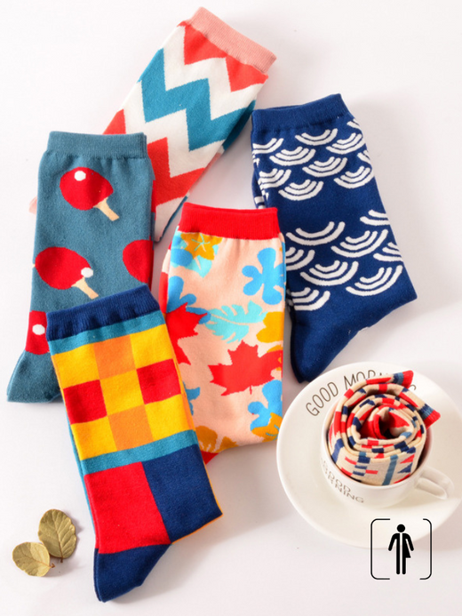 Geometric Happy Socks 12-Pair Unisex Anywear Mens women’s Japanese British Style Geometry Hit Color Original Pattern Cotton sock For Women Female playful Naughty cute Japan footwear tube socks Trending for Woman Man Geometric Happy Socks 12-Pair Unisex Anywear Mens women’s Japanese British Style Geometry Hit Color Original Pattern Cotton sock For Women Female playful Naughty cute Japan footwear tube socks Trending for Woman Man