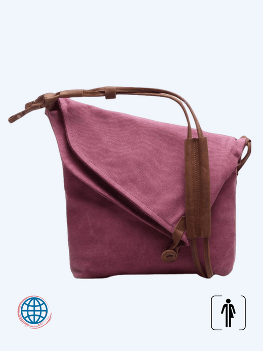Crossbody Canvas Shoulder Bag Unisex Anywear Mens Women's Vintage Style Literary Leather Belt Messenger Bags for Man Woman Trending in Red Crossbody Canvas Shoulder Bag Unisex Anywear Mens Women's Vintage Style Literary Leather Belt Messenger Bags for Man Woman Trending in Red