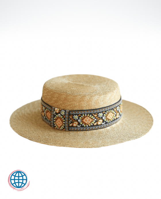 Wheat Straw Woven Flat Sun Hat  Women's British Style Beige Hats Outdoor Travelling Fashion Sun-Proof Casual UV-Proof Britain United Kingdom English Headwear for trending Woman Wheat Straw Woven Flat Sun Hat  Women's British Style Beige Hats Outdoor Travelling Fashion Sun-Proof Casual UV-Proof Britain United Kingdom English Headwear for trending Woman
