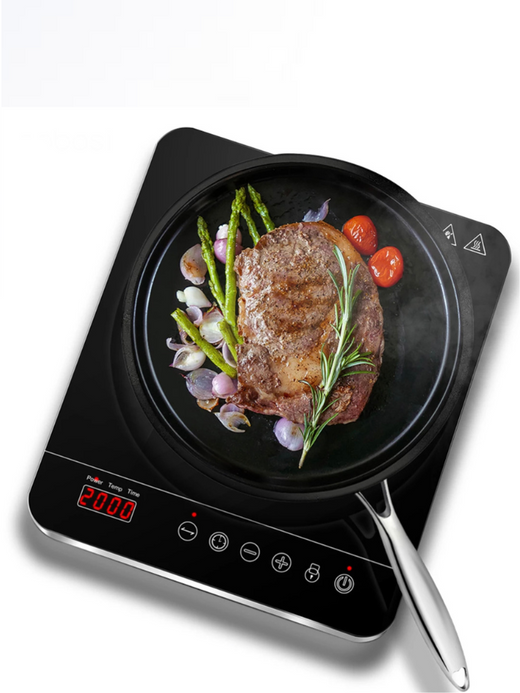 2000W Single Induction Hob  Electric Cooktop With LED Display 10 Power Levels 10 Temperature Levels 3-Hour Timer Function Kitchen Electrical Appliances 2000W Single Induction Hob  Electric Cooktop With LED Display 10 Power Levels 10 Temperature Levels 3-Hour Timer Function Kitchen Electrical Appliances