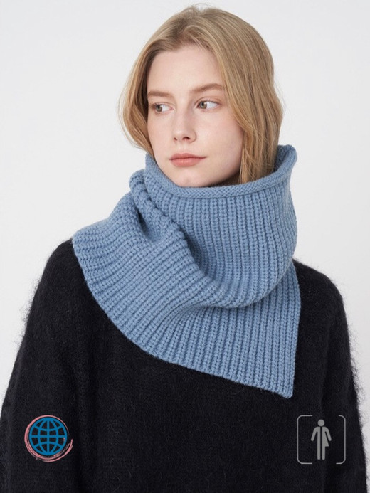 Neckband Bib Scarf   Unisex Anywear Mens Women’s Winter Knitted Ring Scarfs Men Women’s Neck Collar Adult Split Outdoor Windproof Thicken Warm Neck Scarves Trending for Man Woman In Blue Neckband Bib Scarf   Unisex Anywear Mens Women’s Winter Knitted Ring Scarfs Men Women’s Neck Collar Adult Split Outdoor Windproof Thicken Warm Neck Scarves Trending for Man Woman In Blue