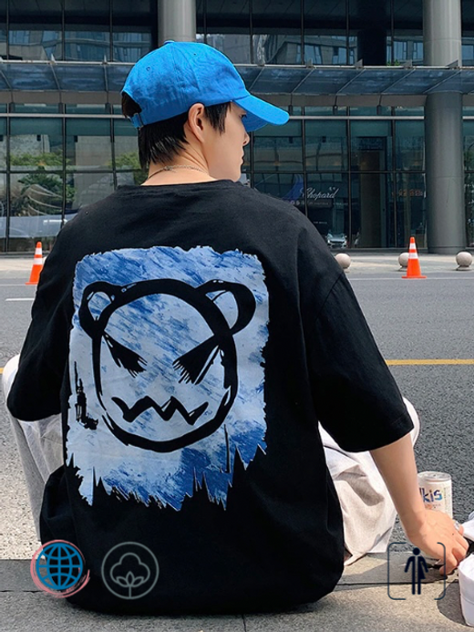 Devil Print Cotton T-Shirt   Unisex Anywear Mens Women’s Harajuku Printed Men Oversized Tee Shirts Summer Short Sleeve T-Shirts Couples Men's Women Linen Tops Plus Size T-Shirt for Man Woman in Black Devil Print Cotton T-Shirt   Unisex Anywear Mens Women’s Harajuku Printed Men Oversized Tee Shirts Summer Short Sleeve T-Shirts Couples Men's Women Linen Tops Plus Size T-Shirt for Man Woman in Black