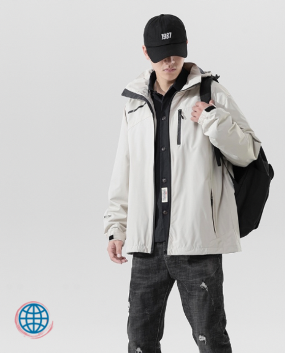 Outerwear Rugged Jacket Men's Autumn and Winter Fashion Students Increase Rambler Outdoor Leisure Korean Men's Sports Ramblers Activewear Camping Korea Jackets for Man Trending in Creamy-White Outerwear Rugged Jacket Men's Autumn and Winter Fashion Students Increase Rambler Outdoor Leisure Korean Men's Sports Ramblers Activewear Camping Korea Jackets for Man Trending in Creamy-White